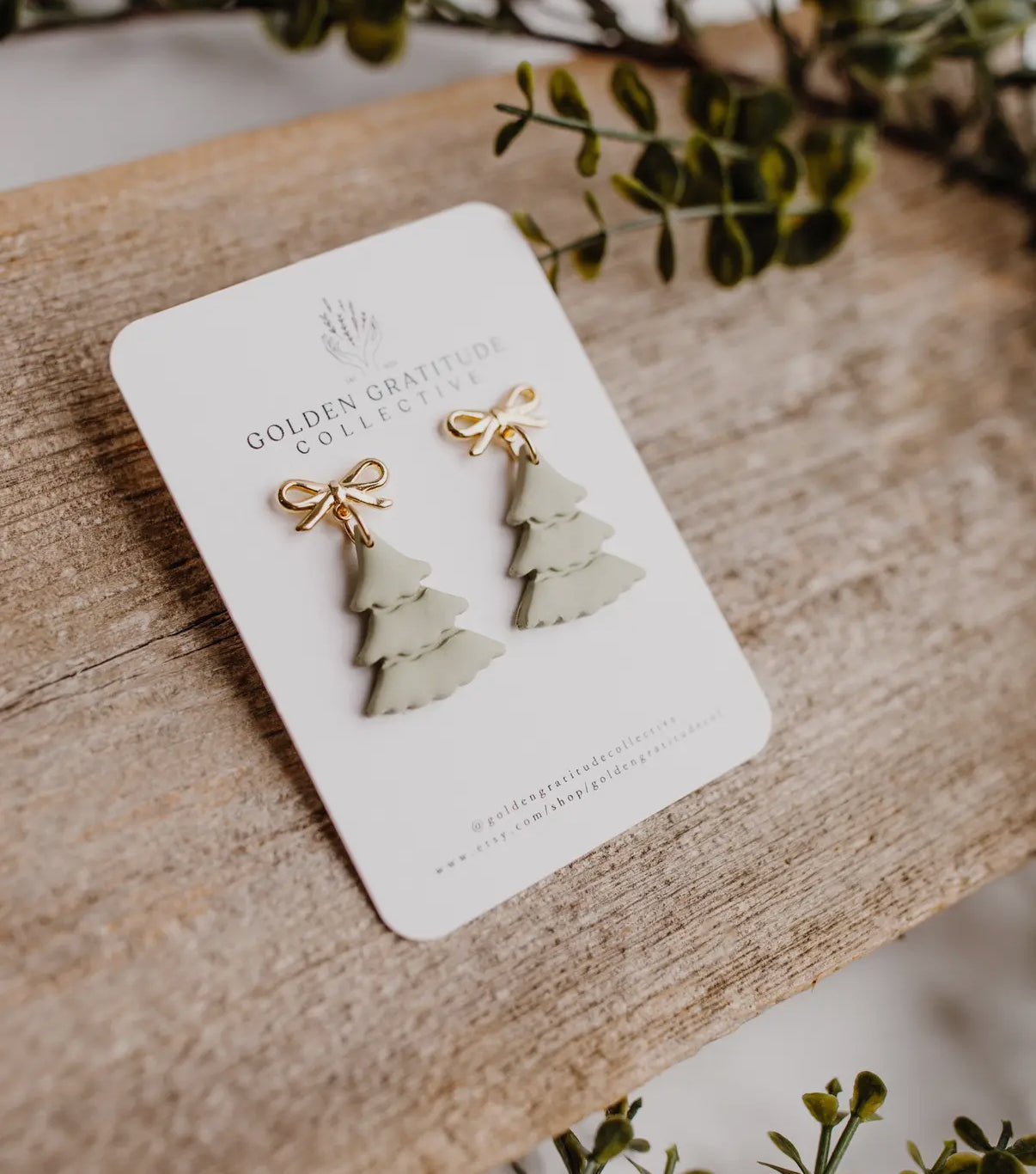 Sage Green Christmas Bows