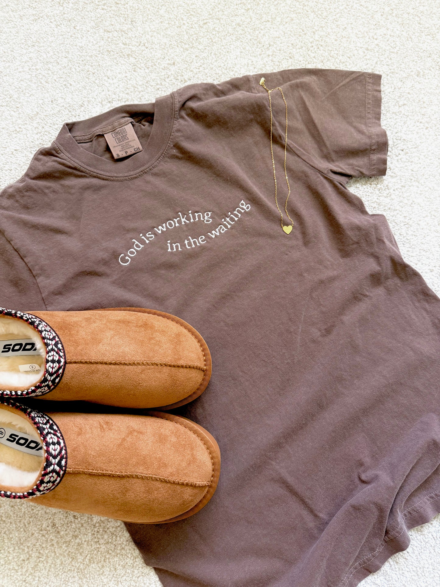 God is Working in the Waiting Tee
