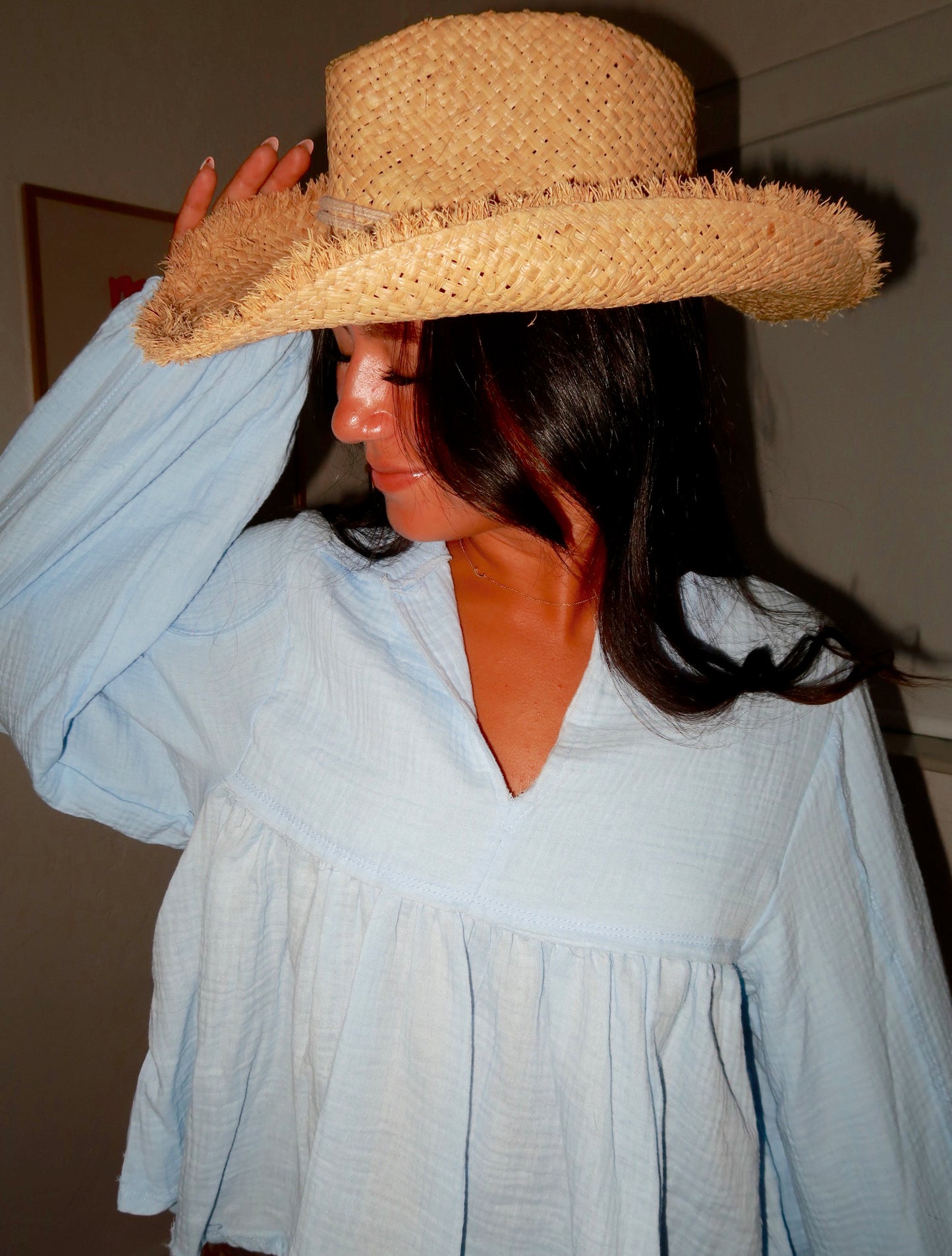 Babydoll Blues Top