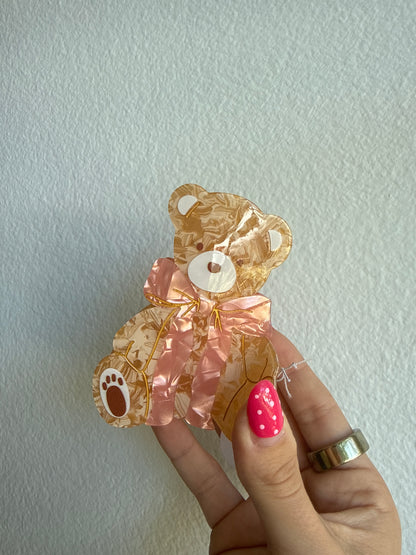 Teddy Bear Hair Clips