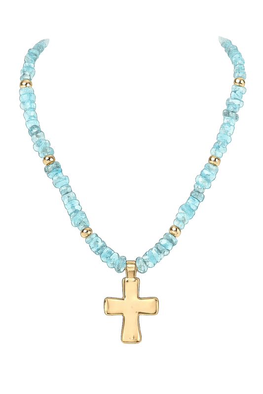 Cross Beaded Necklace