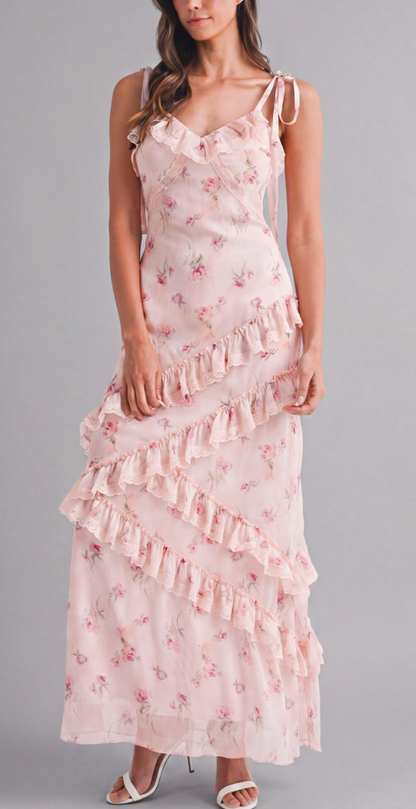 Ruffled Willow Maxi