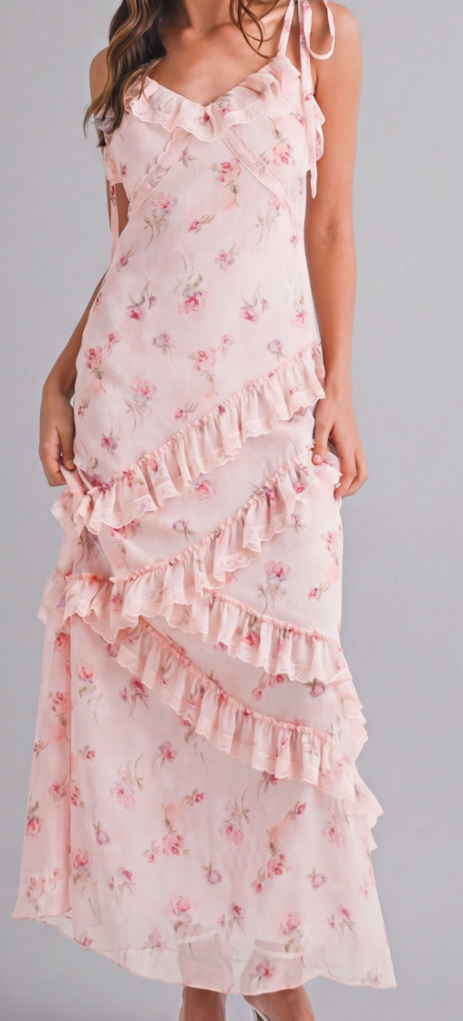 Ruffled Willow Maxi