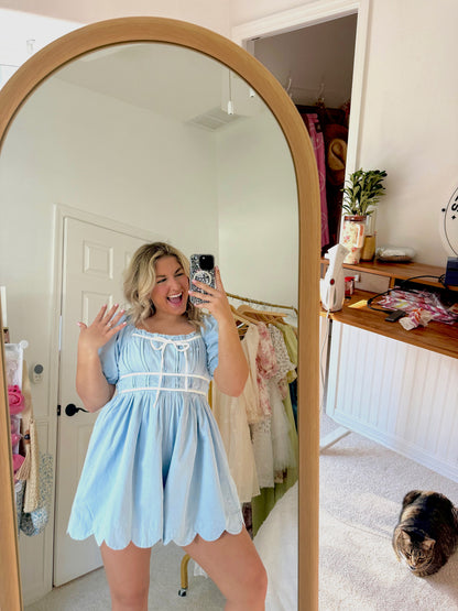 Happily Ever After Scalloped Romper