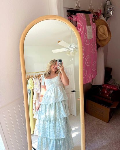 Vintage Blue Rose Maxi