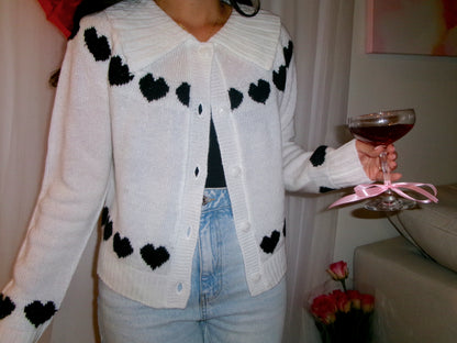 Black Sweetheart Sweater