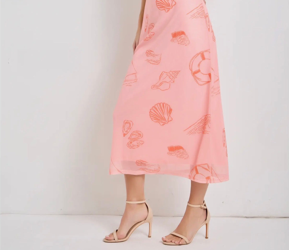 Peach Sunset Maxi Skirt