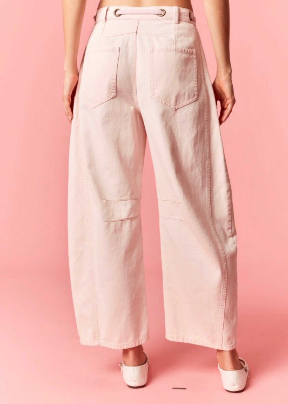 Cotton Candy Skies Barrel Jean