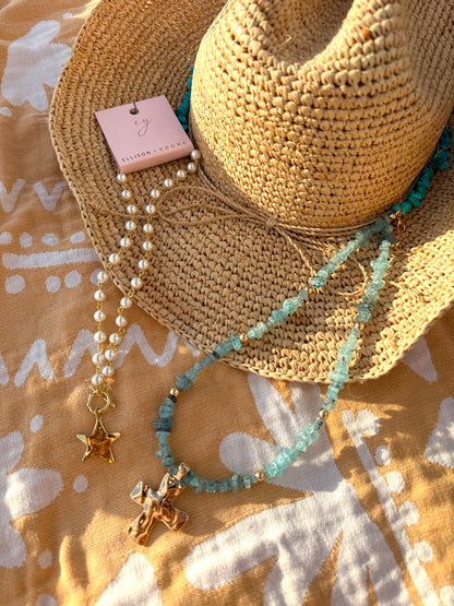 Cross Beaded Necklace