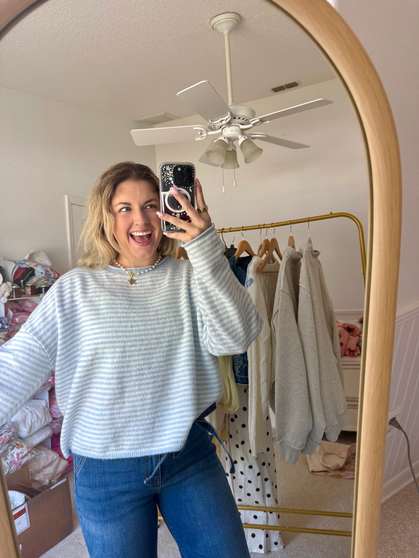 Bay Blues Striped Sweater