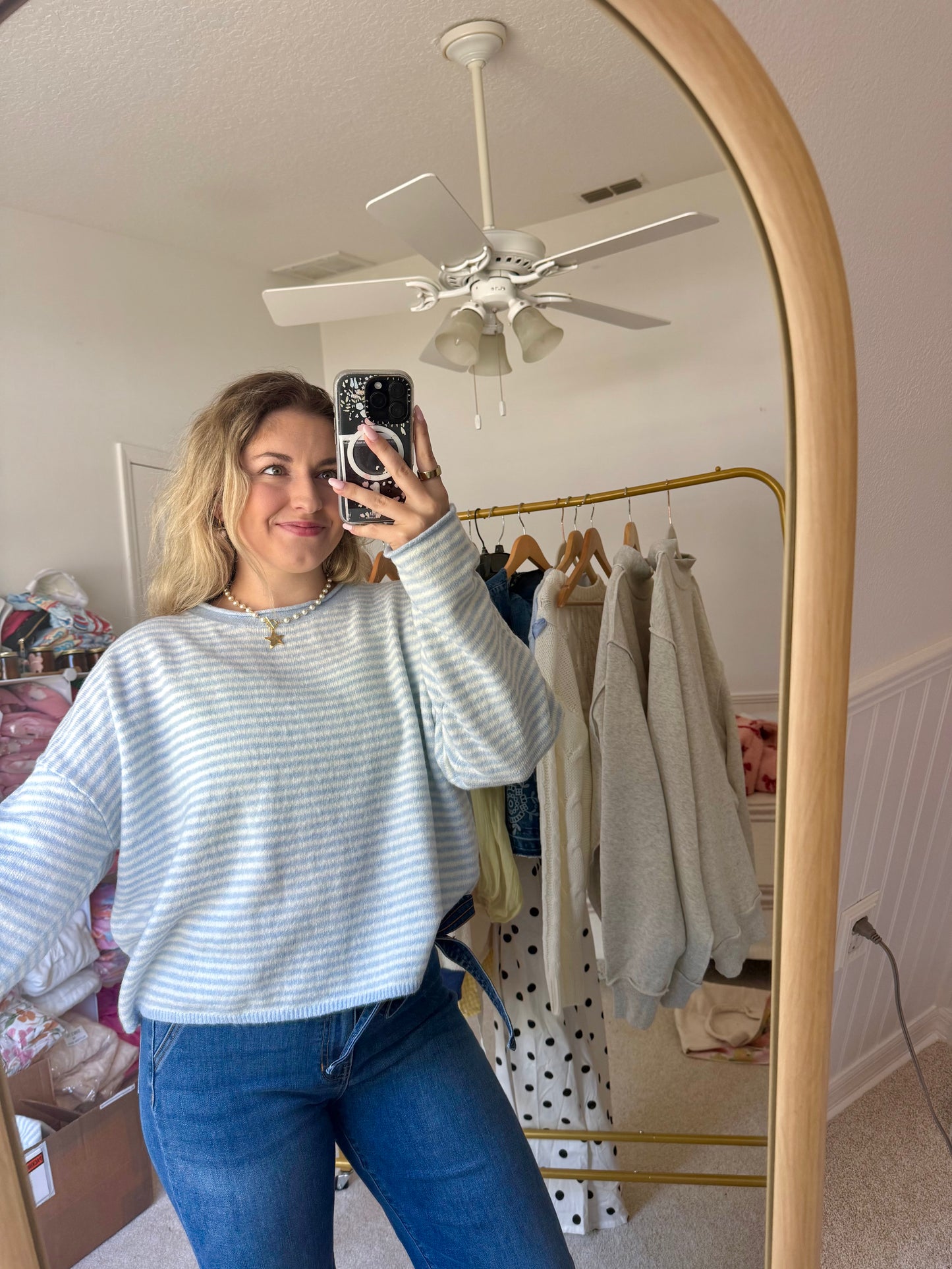 Bay Blues Striped Sweater