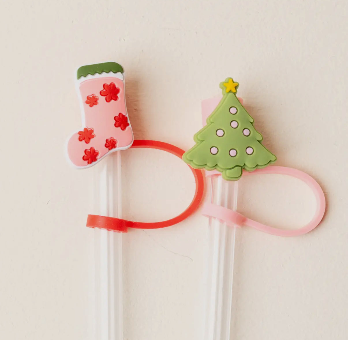 Christmas Straw Toppers
