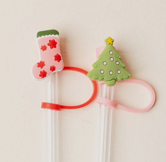 Christmas Straw Toppers