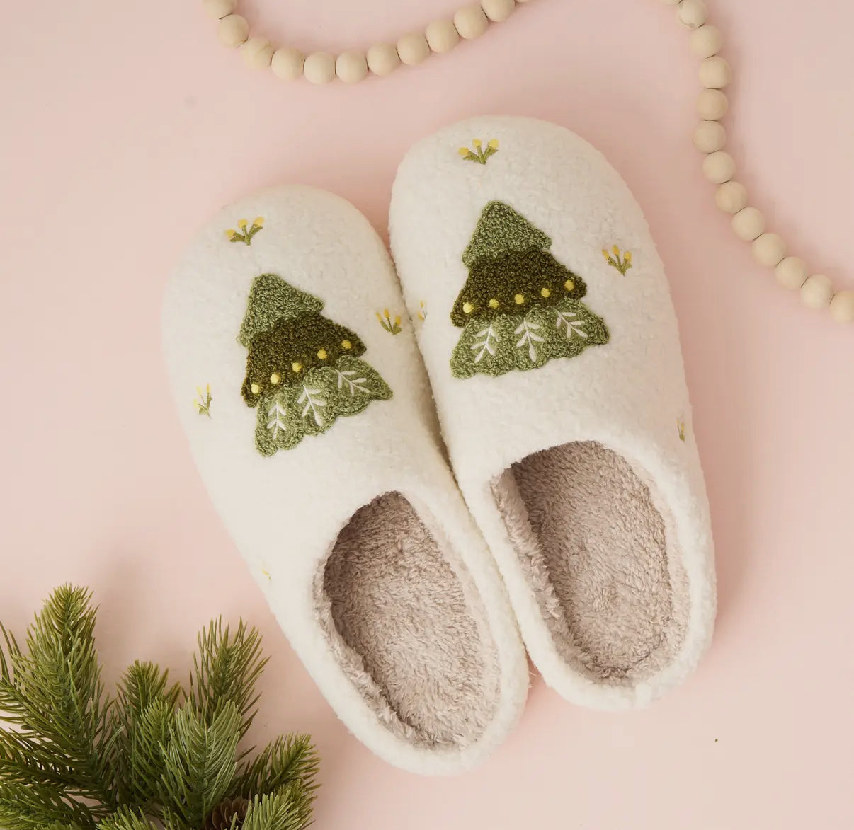 Christmas Tree Slippers S/M