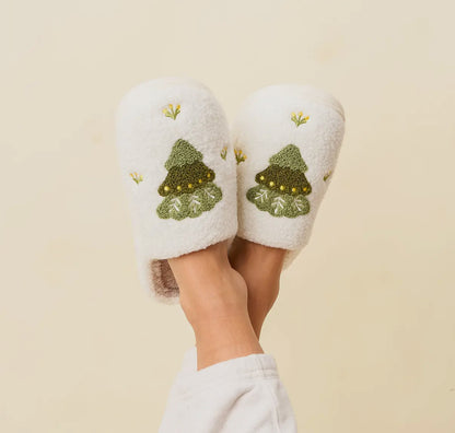 Christmas Tree Slippers S/M