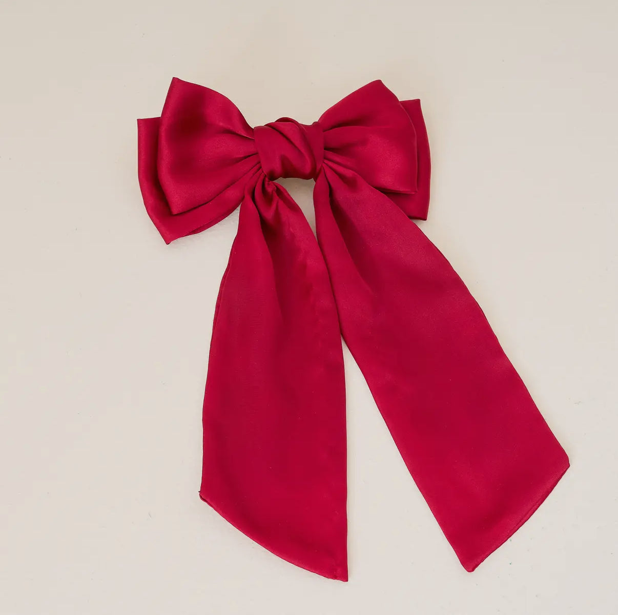 Red Satin Bow