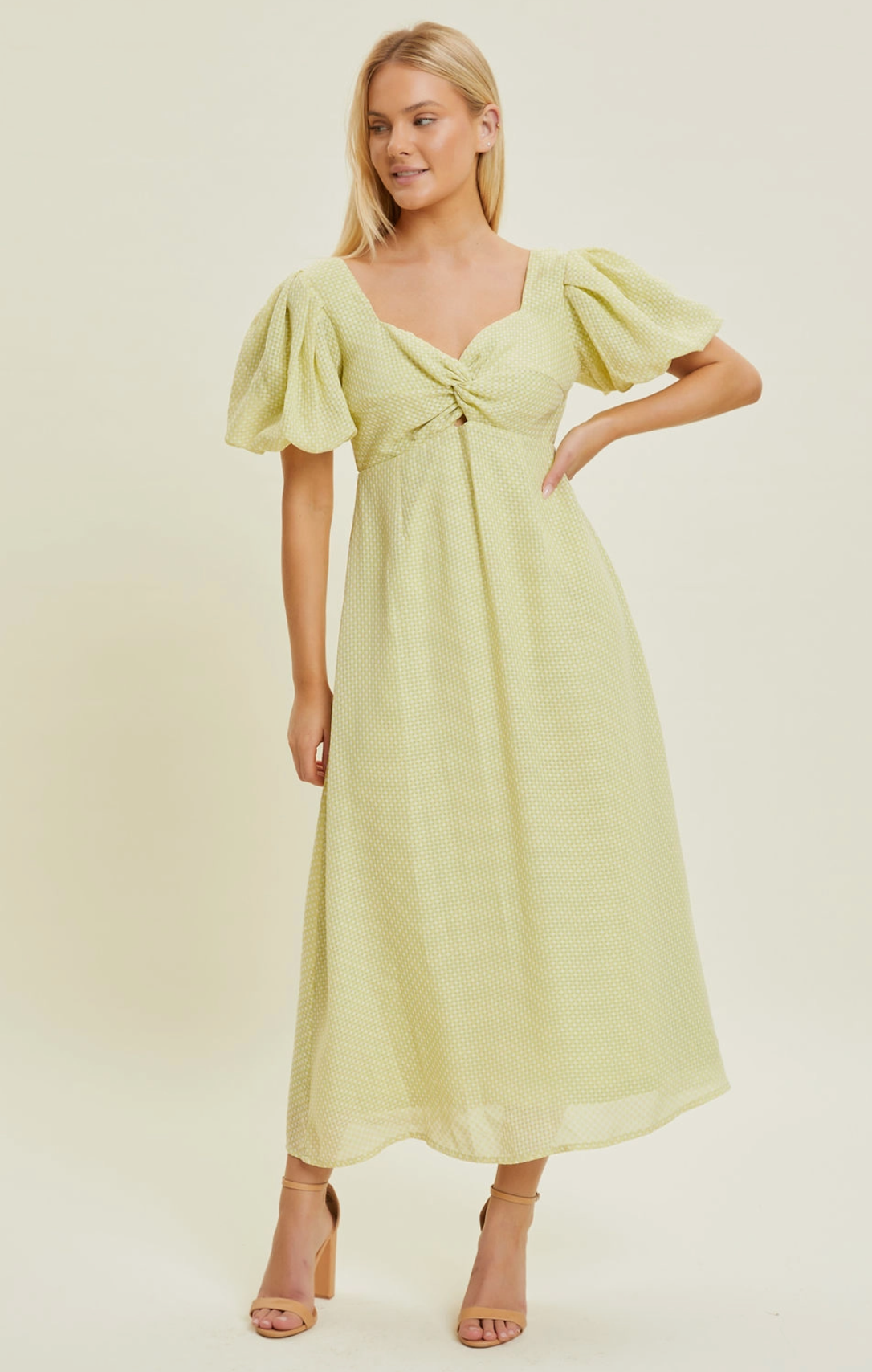 Daisy Puff Sleeve Dress