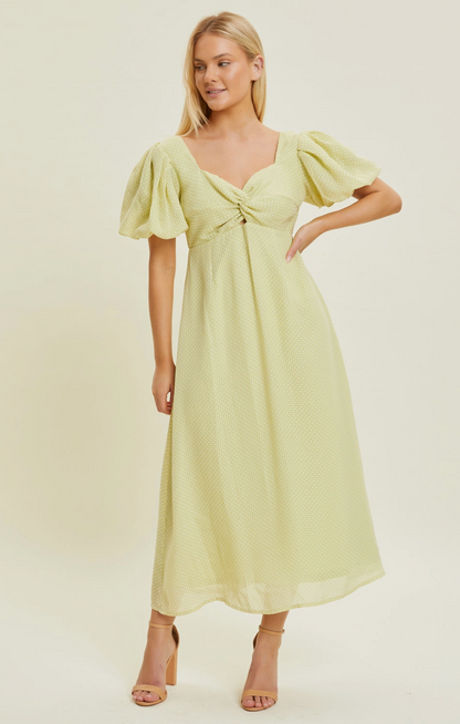Daisy Puff Sleeve Dress