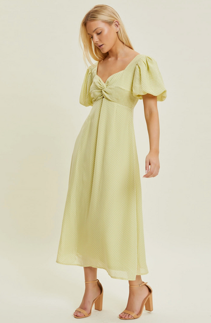 Daisy Puff Sleeve Dress