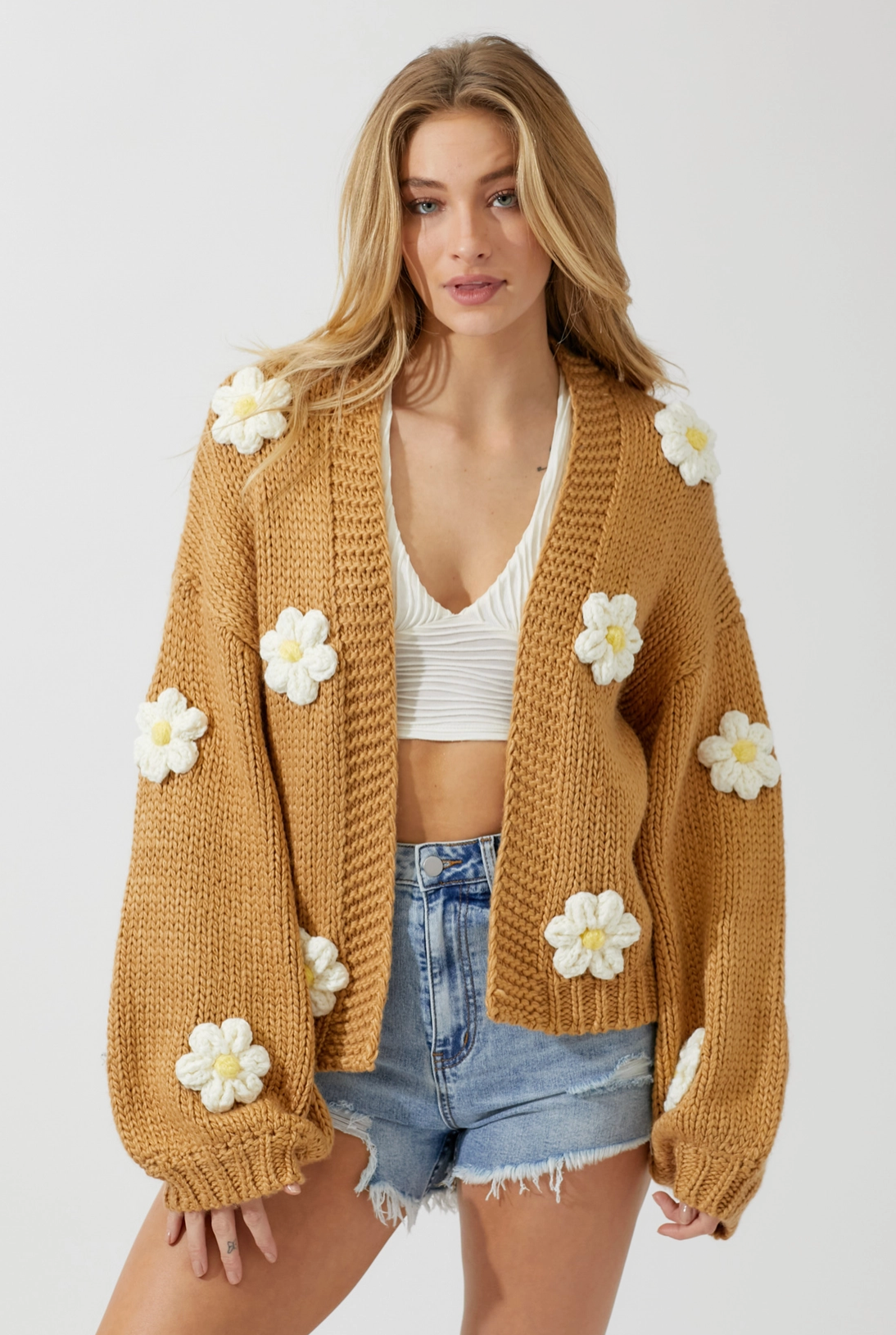 Floral Sweater Knit