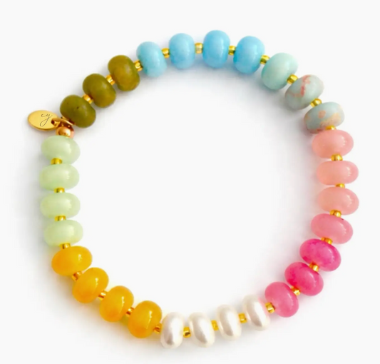 Garden Stone Beaded Bracelet