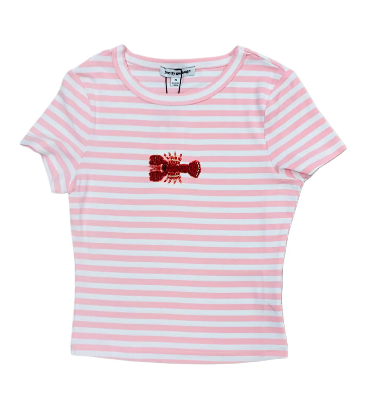 Lobster Beaded Baby Tee