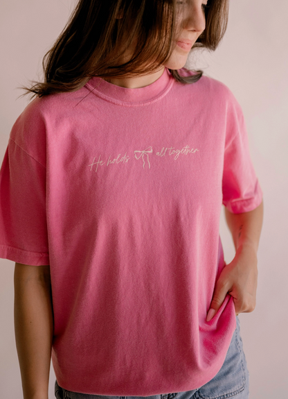 He Holds It All Together Tee