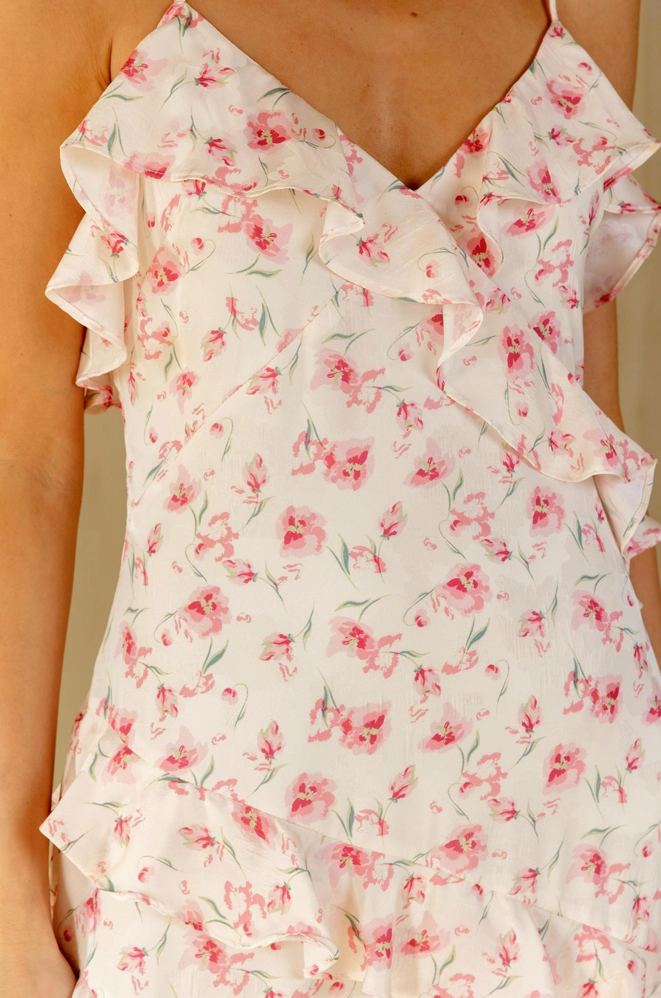 Floral Ruffled Maxi