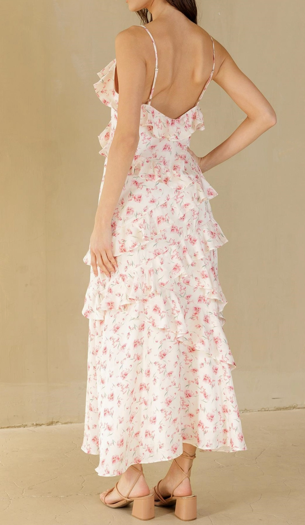 Floral Ruffled Maxi