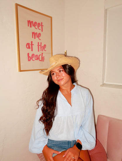 Babydoll Blues Top