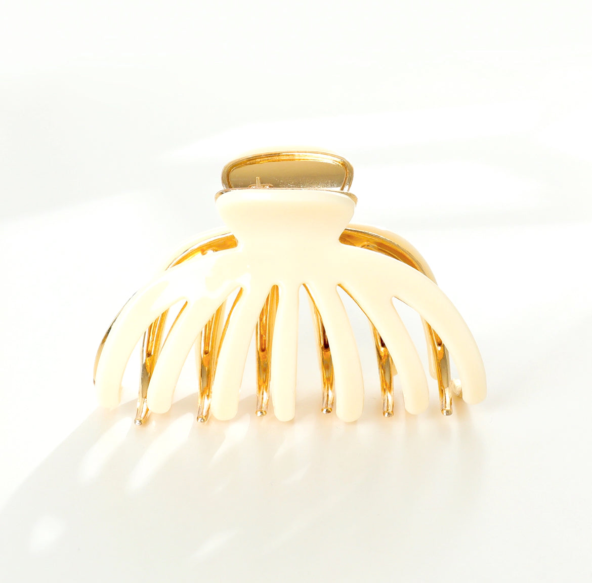 Cream Hailey Claw Clip