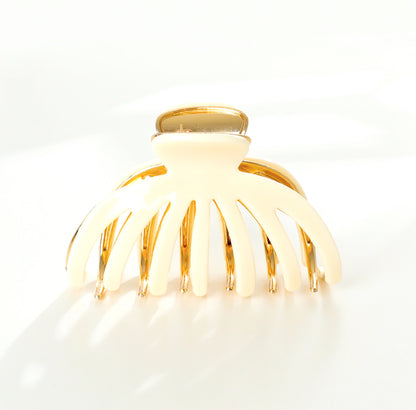 Cream Hailey Claw Clip