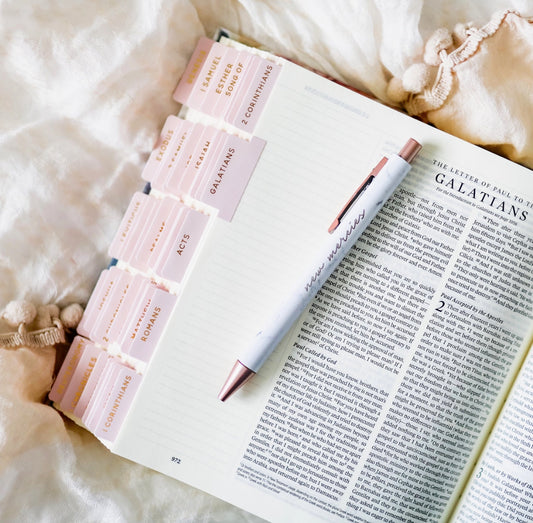 Blush Bible Tabs