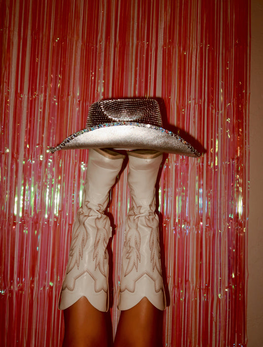 Ainsley White Cowgirl Boot