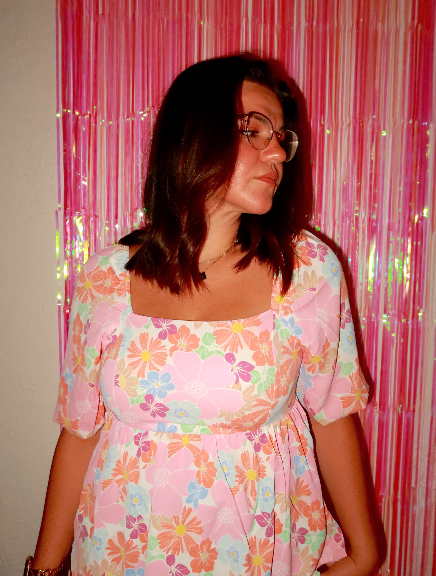 Poppy Puff Sleeve Top