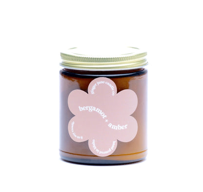 Bergamot + Amber Candle