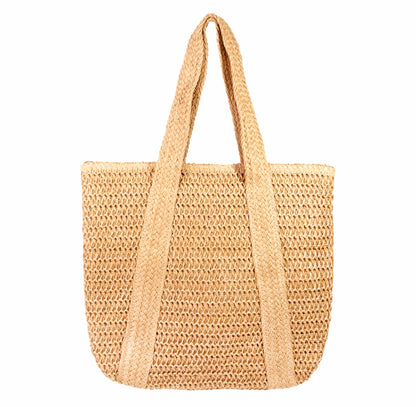 Straw Knit Tote