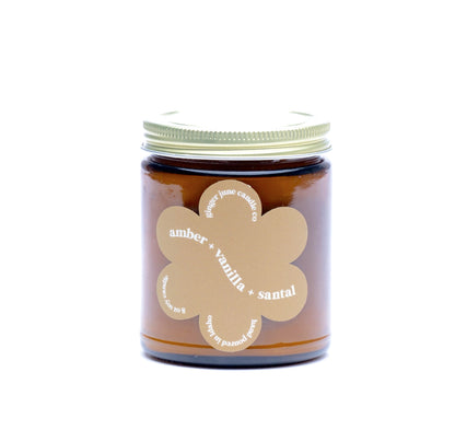 Amber + Vanilla + Santal Candle