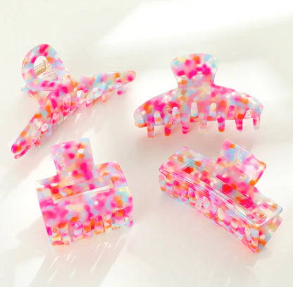 Crystal Pink Poolside Clip