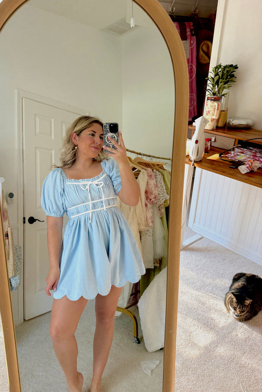 Happily Ever After Scalloped Romper