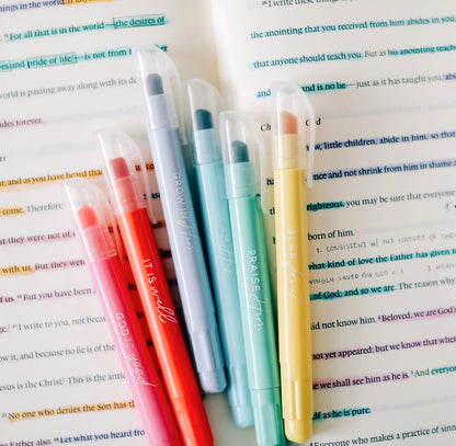Pastel Bible Highlighter Set